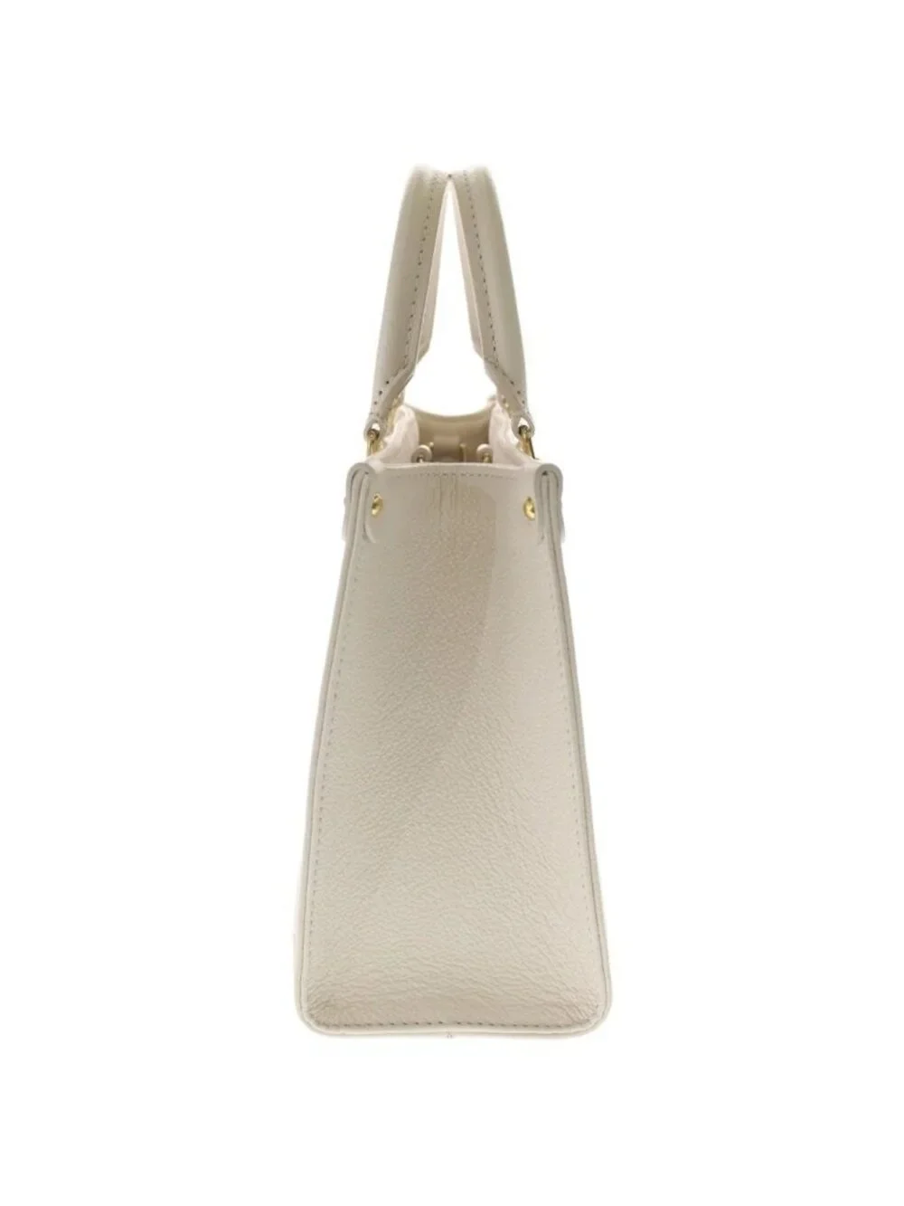 Louis Vuitton Monogram Empreinte On The Go PM Leather 2-Way Shoulder Bag Cream